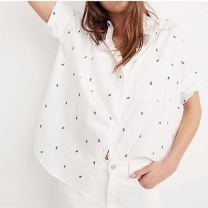 Madewell button up collared shirt